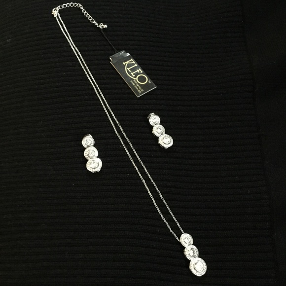 Jewelry - KLEO STERLING SILVER NECKLACE & EARRINGS SET